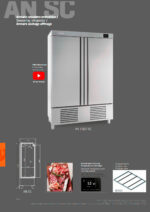 Armario de secado de Embutido Acero Inoxidable 1 Puerta Opaca 500 Litros Gama AN 500 - 687x700x2060h mm AN501 SC Infrico - Imagen 3