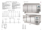 Mesa Refrigerada Acero Inoxidable 3 Puertas Opacas 3 Estantes 380 Litros Gama ERMS 2545x600x850h mm ERMS-250 Docriluc - Imagen 2