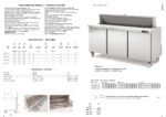 Mesa Refrigerada para Ingredientes Acero Inoxidable 8 Cubetas GN 1/6-100 - 1 Puerta Opaca 2 Estantes 204 Litros Gama US RANGE DSDT 701x805x1175h mm DSDT-27-8 Docriluc - Imagen 2