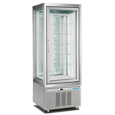 Armario-Expositor-de-Heladería-Acero-Inoxidable-1-Puerta-de-Cristal-6-Estantes-420-Litros-Gama-LO-700x650x1900h-mm-LO3700-Infrico