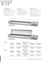 Vitrina Expositora Refrigerada para Ingredientes 1 Cuba GN 1/2 - 7 Cubetas GN 1/4 Tapa Inox Gama VIP 1976x353x450h mm VIP 1980 1/4 T Infrico - Imagen 2